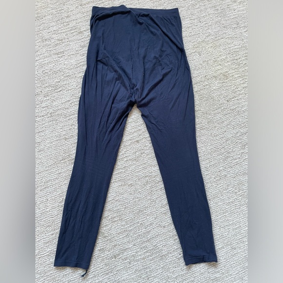 Seraphine navy maternity leggings, XL (~US 12) - Picture 4 of 5